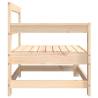 Garden Corner Sofa Solid Wood Pine | Hipomarket