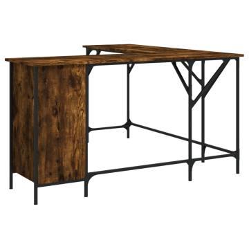 Smoked Oak Desk 141x141 cm - Stylish & Durable | Hipomarket UK