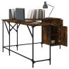 Smoked Oak Desk 141x141 cm - Stylish & Durable | Hipomarket UK