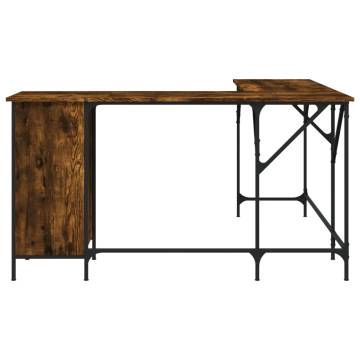 Smoked Oak Desk 141x141 cm - Stylish & Durable | Hipomarket UK