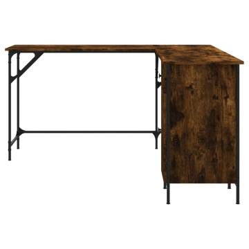 Smoked Oak Desk 141x141 cm - Stylish & Durable | Hipomarket UK