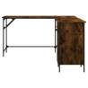 Smoked Oak Desk 141x141 cm - Stylish & Durable | Hipomarket UK