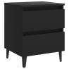 Stylish Black Bed Cabinet 40x35x50 cm - HipoMarket