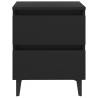 Stylish Black Bed Cabinet 40x35x50 cm - HipoMarket