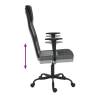 Comfortable Grey and Black Mesh Office Chair - Hipomarket