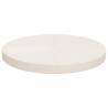 Table Top White Ø30x2.5 cm Solid Wood Pine - Durable & Stylish