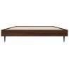 Brown Oak Bed Frame 90x200 cm - Durable Engineered Wood