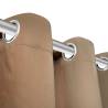 Blackout Curtains 135x175 cm Cream - 2 pcs with Eyelets