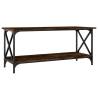 Elegant Smoked Oak Coffee Table - 100x45 cm | Hipomarket