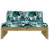 Middle Sofa 120x80 cm - Impregnated Pine Wood for Outdoors