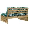 Middle Sofa 120x80 cm - Impregnated Pine Wood for Outdoors