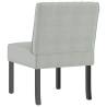 Slipper Chair Light Grey Velvet - Comfort & Style