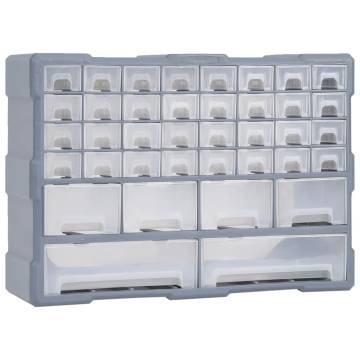 Multi-Drawer Organiser with 40 Drawers - 52x16x37.5 cm