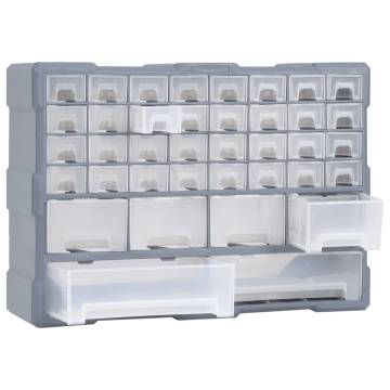 Multi-Drawer Organiser with 40 Drawers - 52x16x37.5 cm