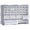 Multi-Drawer Organiser with 40 Drawers - 52x16x37.5 cm