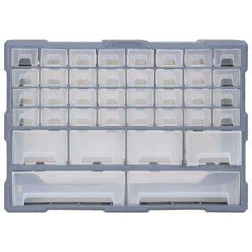 Multi-Drawer Organiser with 40 Drawers - 52x16x37.5 cm