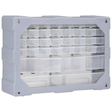 Multi-Drawer Organiser with 40 Drawers - 52x16x37.5 cm