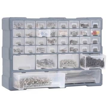 Multi-Drawer Organiser with 40 Drawers - 52x16x37.5 cm