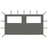 Gazebo Sidewall with Windows 4x2 m - Durable Anthracite Design