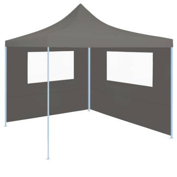 Gazebo Sidewall with Windows 4x2 m - Durable Anthracite Design
