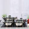 HI 12 Piece Stainless Steel Cookware Set - Durable & Efficient