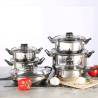 HI 12 Piece Stainless Steel Cookware Set - Durable & Efficient