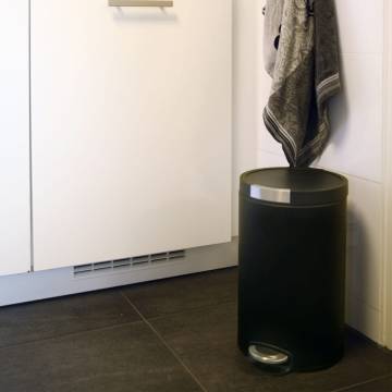 EKO Pedal Bin Artistic 30L Matte Black - Stylish & Functional