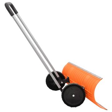 Efficient Snow Shovel with Extendable Handle - 96 cm Steel Blade