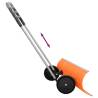 Efficient Snow Shovel with Extendable Handle - 96 cm Steel Blade