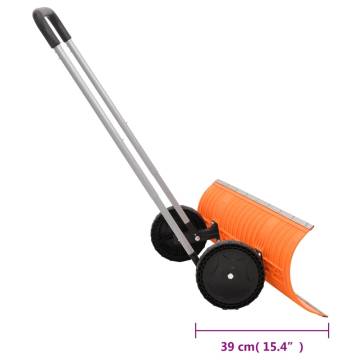 Efficient Snow Shovel with Extendable Handle - 96 cm Steel Blade