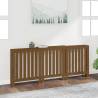 Radiator Cover Honey Brown 210x21x85 cm Solid Wood Pine Colour honey brown Size 210 x 21 x 85 cm Quantity in Package 1 