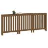 Radiator Cover Honey Brown | Solid Pine Wood 210x21x85 cm