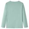 Kids' Long Sleeve T-shirt - Medium Mint 116 | HipoMarket