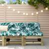 Garden Middle Sofas 2 pcs Impregnated Wood Pine Colour natural impregnated Quantity in Package 1 Model middle sofa (2 pcs) 