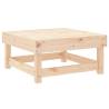 Garden Footstool Solid Wood Pine - Stylish Outdoor Comfort