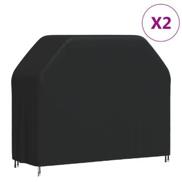 BBQ Covers 2 pcs - Waterproof Oxford Fabric | HipoMarket UK