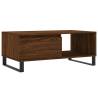 Elegant Brown Oak Coffee Table - 90x50x36.5 cm | Hipo Market