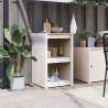 Outdoor Kitchen Cabinet White 55x55x92 cm Solid Wood Pine Colour white pine Size 55 x 55 x 92 cm Quantity in Package 1 Model 2 shelves 