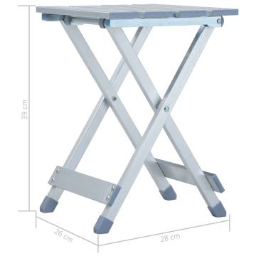 Buy Lightweight Aluminium Camping Stool - 28x26x39 cm