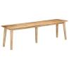 Solid Mango Wood Bench 160x40x45 cm - Stylish & Durable