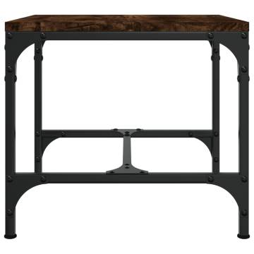 Stylish Smoked Oak Side Table - 40x40x35 cm | HipoMarket