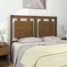 Bed Headboard Honey Brown 125.5x4x100 cm Solid Pine Wood Colour honey brown Size 125.5 x 100 cm Quantity in Package 1 