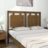 Stylish Honey Brown Bed Headboard - Solid Pine Wood