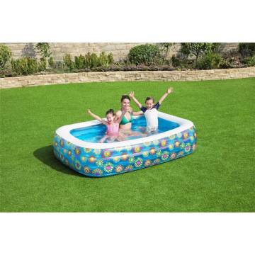 Bestway Inflatable Kids Pool - 229x152x56 cm - Blue