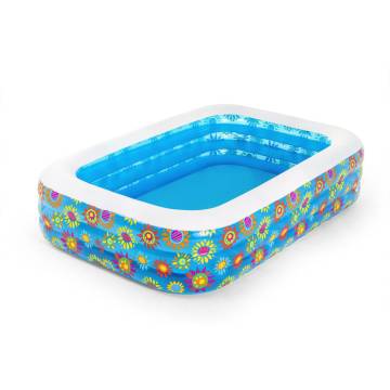 Bestway Inflatable Kids Pool - 229x152x56 cm - Blue