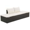 Outdoor Lounge Bed with Cushion & Pillows - Stylish & Comfortable