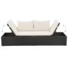 Outdoor Lounge Bed with Cushion & Pillows - Stylish & Comfortable