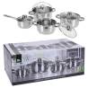 Excellent Houseware 8 Piece Stainless Steel Pot Set