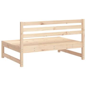 Garden Middle Sofa 120x80 cm - Solid Pine Wood Comfort