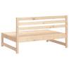 Garden Middle Sofa 120x80 cm - Solid Pine Wood Comfort